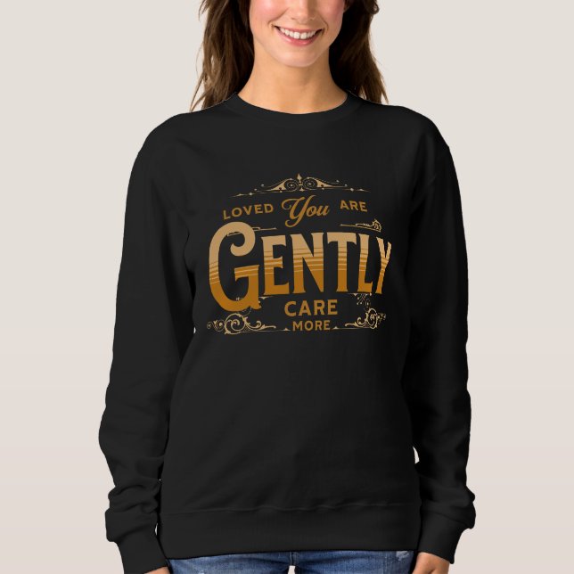  Sweatshirt – Cozy Self-Love Statement (Front)