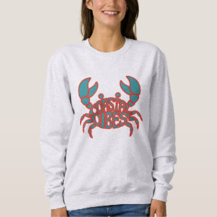 Sweatshirt Crabe de la Côte Été Plage
