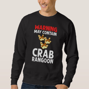 Sweatshirt Crabe Rangoon Crème Fromage Wontons Sauce de tremp