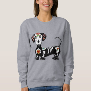 Sweatshirt Crâne à sucre Dachshund