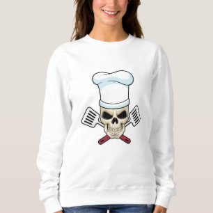Sweatshirt Crâne comme cuire avec casquette de Cuisine