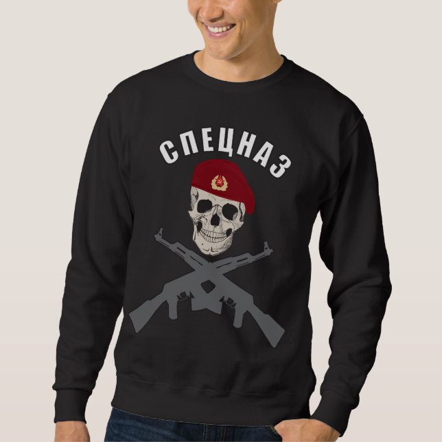 Sweatshirt Crâne de Spetsnaz (Devant)