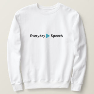 Sweatshirt crânien de base de la parole quotidien