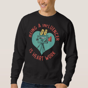 Sweatshirt Créateur de contenu Influencer Spécialiste des méd
