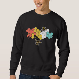 Sweatshirt Création Rétro Apiculteur en Nid d'Abeille Pour Ab