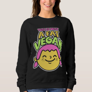 Sweatshirt Création Végétalienne Drôle Végétarien