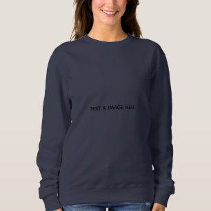 Sweatshirt Créez votre propre blanc