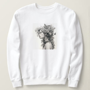 Sweatshirt Créez Votre Propre Cadeau Personnalisé pour Elle