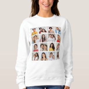Sweatshirt Créez votre propre collection photo personnalisée