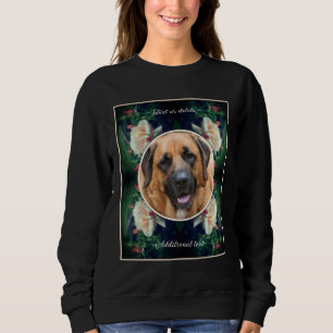 Sweatshirt Créez Votre Propre Rose Photo Peach Et Le Cadre Bu