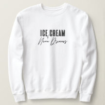 Crème de glace et cou d'équipage de Neon Dreams