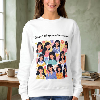 Sweatshirt Crescendo à ton propre rythme Sweat-shirt à l'effi