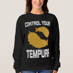 Sweatshirt Crevettes et fruits de mer en costume de tempura P