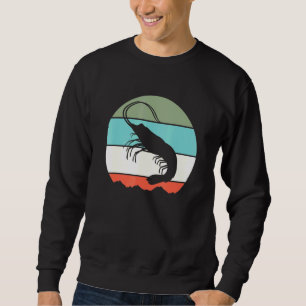 Sweatshirt Crevettes Fruits de mer Vintages Coquillages creve
