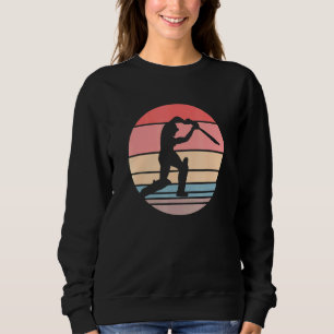 Sweatshirt Cricke Retro Sunset Cricket