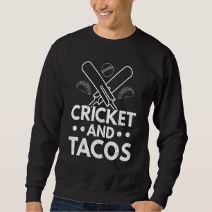 Sweatshirt Cricket Et Tacos Entraîneur Joueur Graphiques Sp