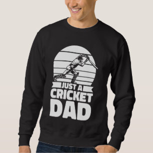Sweatshirt Cricket père Cricketer Bowler - Juge-arbitre juste