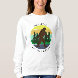 Sweatshirt Crois en toi-même Vintage Sunset Bigfoot