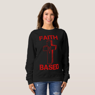 Sweatshirt Croix de foi et femmes du coeur