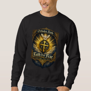 Sweatshirt Croix de la foi orthodoxe