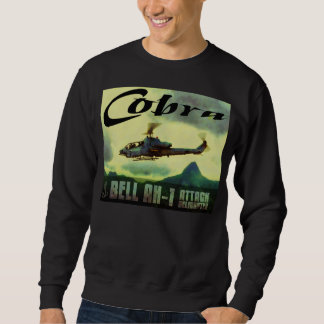 Sweatshirt Cru-Comme la lueur conception peinte de cobra de