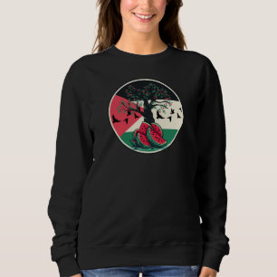 Sweatshirt culture palestienne pastèque palestine olivier