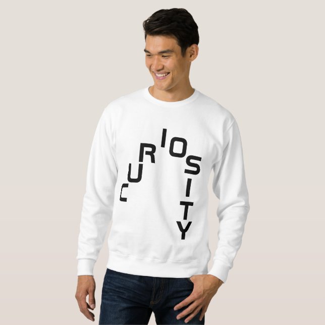 Sweatshirt curiosité (Devant entier)
