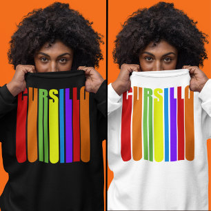 Sweatshirt Cursillo Texte Allongé Coloré Foi Chrétienne