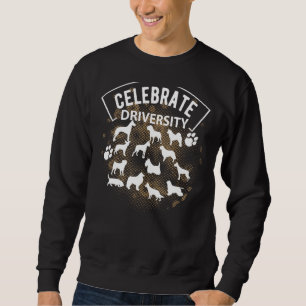 Sweatshirt Cute Célébrer Chiens Différentes races de chiens p