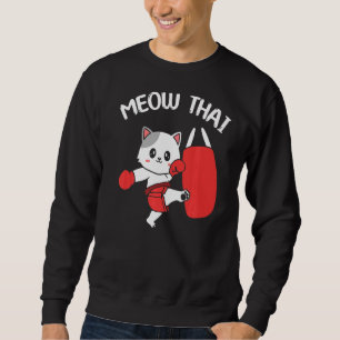 Sweatshirt Cute chat Muay Thai