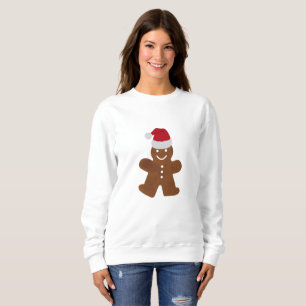 Sweatshirt Cute Christmas Gingerbread Homme Cookie