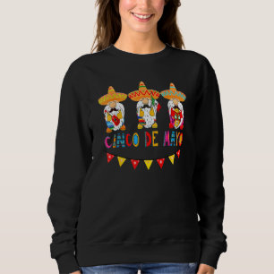 Sweatshirt Cute Funny Cinco De Mayo Gnome Partie Fiesta Mexic