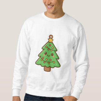 Sweatshirt Cute Kawaii Christmas Tree Shirt • Cute Holiday Gi
