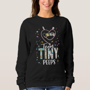 Sweatshirt Cute Nicu Picu L&d Nurse Stéthoscope Eggs Bunny Ea