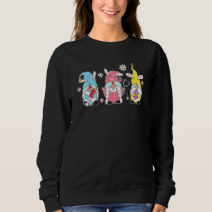 Sweatshirt Cute Nurse Stethoscope Bunny Gnome OEufs Rabbit Ea