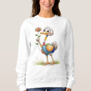 Sweatshirt Cute Ostrich