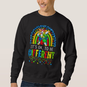 Sweatshirt Cute Unicorn C'est OK d'être un autre Autisme Rain