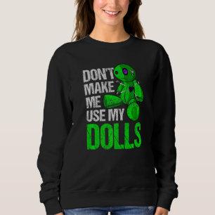 Sweatshirt Cute Voodoo Teddy Bear Poupées Acupuncture Scandal