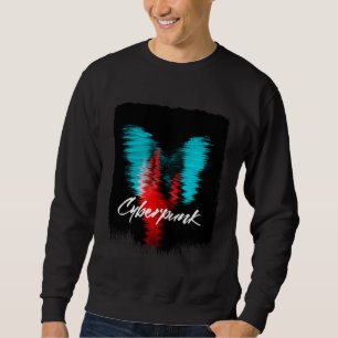 Sweatshirt Cyberpunks mode streetwear Japon Glitch 80s 90s Tr