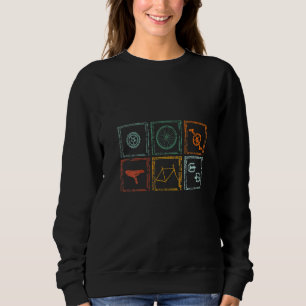 Sweatshirt Cycliste cycliste pour femmes Vélo rétro Vélo