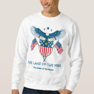 Sweatshirt D pull Land of the Free Eagle Sweater