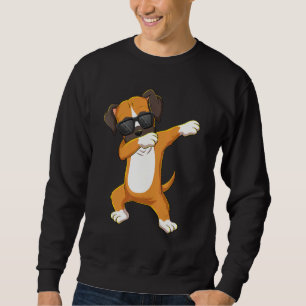 Sweatshirt Dabbing Boxer porter lunettes de soleil Dab Dance