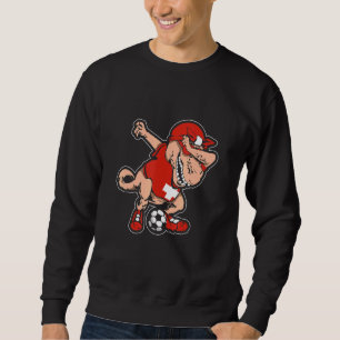 Sweatshirt Dabbing de football suisse TRex Dino Dab de footb
