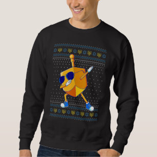 Sweatshirt Dabbing Dreidel Ugly Hanoukka Sweater Xmas Chanuka