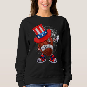 Sweatshirt Dabbing Football Ball & Oncle Sam Casquette Améric