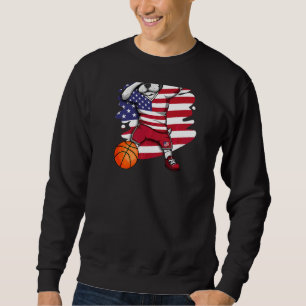 Sweatshirt Dabbing French Buldog America Fan Jers
