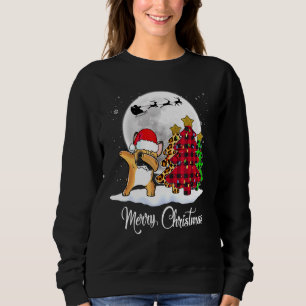 Sweatshirt Dabbing French Buldog Dab Chien Noël Arbre de Noël