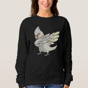 Sweatshirt Dabbing Parrot I Goffins Cockatoo