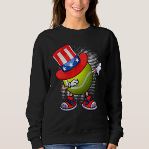 Sweatshirt Dabbing Tennis Ball Uncle Sam Casquette Américain