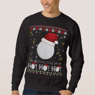 Sweatshirt Dabing Christmas Golf Ho Père Noël Elf Ugly Sweate